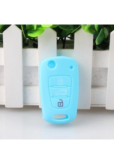 Pembe Silikon Araba Anahtarı Durum Uzaktan Kapak Çevirin Çanta Koruyucu Tutucu Hyundai Uyumlu I30 I35