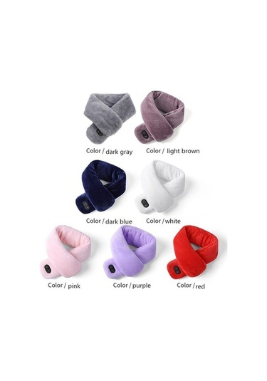 Tysm Erkekler/kadınlar İçin Akıllı Isıtmalı Şal, 3 Hızlı Sıcaklık Ve Masaj, Su Geçirmez Boyun Sargısı, 80cm, Çok Renkli, Kış İçin Çok Renkli