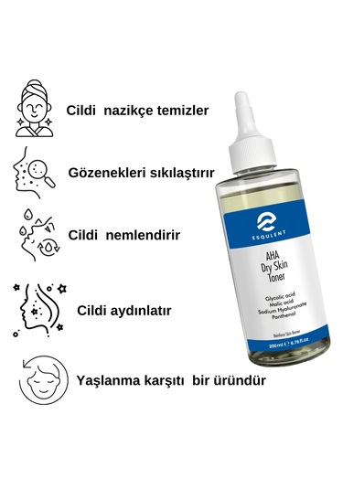 Esqulent Aha Dry Skin Toner 200 ML