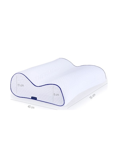 Viscotex Yüksek Ortopedik Boyun Destekli Yastık 55 x 40 x 13 / 11 CM