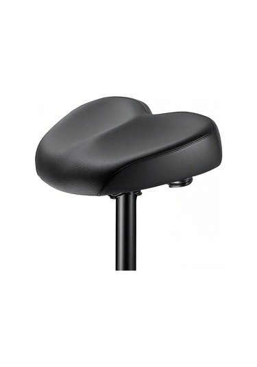 Yifomall Sürekli Konforlu Bisiklet Jantı - Genişletilmiş Burunsuz Tasarım, Tüm Modeller İçin Uygun, Darbe Emici Sünger Ve Pu Deri, Siyah Siyah