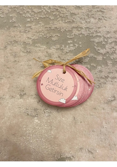 50 Adet 5x5 300 Gr. Delikli Paketleme Kartı Paketleme Etiketi P1