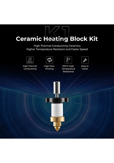 Tenfowee "yüksek Performanslı Seramik Isıtıcı Nozul Seti - K1/k1 Max Uyumlu, 300 C'ye Dayanıklı"