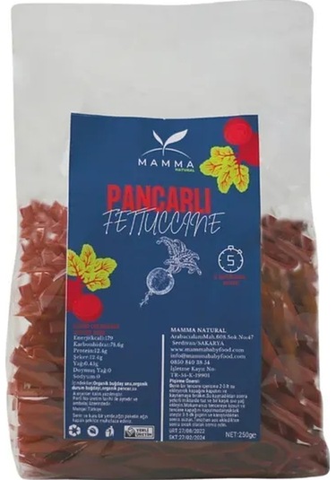 Mamma Emada Organik Pancarlı Fettuccine