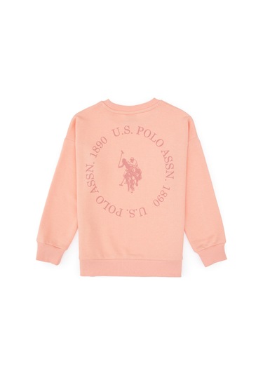 U.s. Polo Assn. Kız Çocuk Somon Pijama Takım 50318955-vr047 Somon