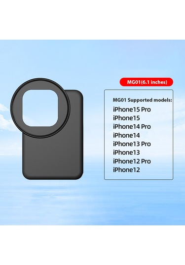 Maiyame Mg01 6.1 İnç Telefon Filtre Magsafe Manyetik Taban + 67mm 1/2 Siyah Yumuşak Filtre, İphone 12/13/14/15 Serisi Uyumlu, Profesyonel Fotoğraf Çekimi İçin