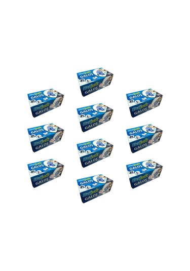 Bıurpak Pratik Kutulu Kalın Galoş Mavi 10 x 100'lü