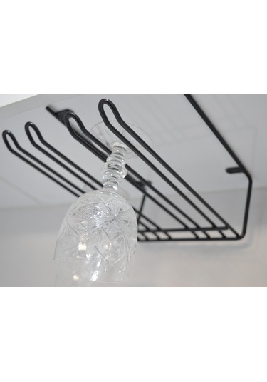 Siyah 2 Bölmeli Bar Kadehlik Bardaklık