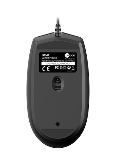 Lecoo MS101 USB Kablolu 1200DPI 3 Tuşlu Optik Mouse