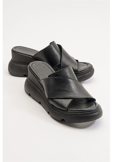 Zeyn Shoes 7673 Siyah Kadın Terlik 001