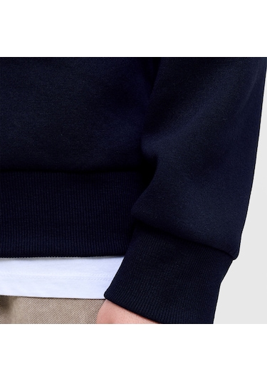 Jack&jones Makoto Erkek Lacivert Kapüşonlu Sweatshirt Lacivert