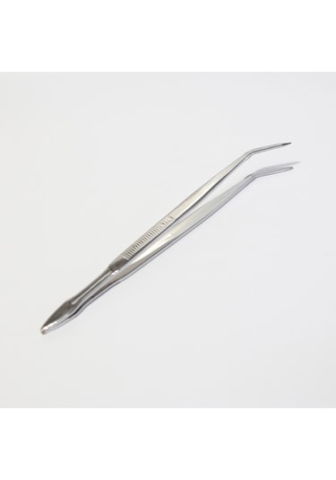 Penset 16 CM Eğri Uçlu Nikel Kaplama