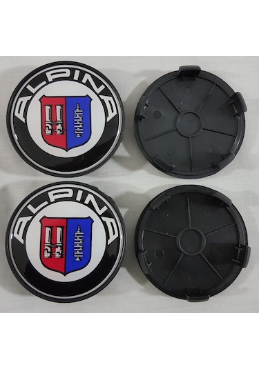 Alpina Jant Göbeği 68mm 4 Adet , Alpina Bmw Jant Kapağı
