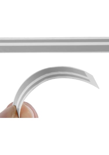 Cbtx 12MM 9.8M Kendinden Yapışkanlı Dekoratif Araç Şerit Bant Hattı Gümüş