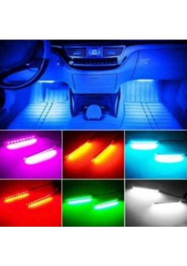 Ayak Altı Aydınlatma Led Araç Içi Sese Duyarlı Rgb Led Kumandalı (540120184)