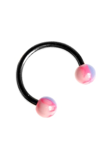 Tdgr00960 Circular Barbell 316 L Çelik Piercing K8 Çok Renkli