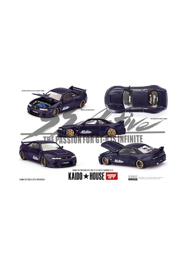 Kaido House Nissan Skyline Gt-r R33 Active Carbon R V2 163 Renkli