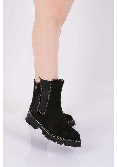 Dgn 7023 Kadin Bot 7023-2219-R1680 Siyah