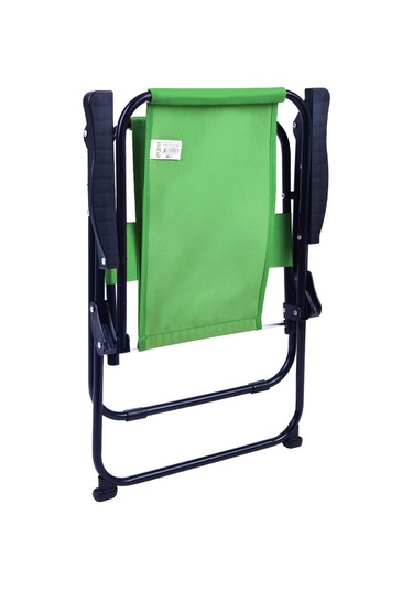 Exent 140 Kg Kapasiteli Katlanır Kamp Sandalyesi Ve 2-6 Yaş Lüx Çocuk Piknik Sandalyesi-yeşil Kırımızı