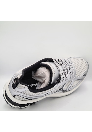 Greyder 59218 Gümüş Renk Deri Kadın Sneaker Spor Ayakkabı Gümüş