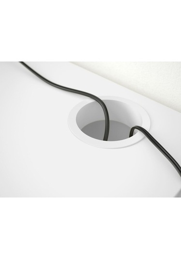 Mıcke Çalışma Masası, Beyaz Renk Meridyendukkan 73x50 Cm Çekmeceli Model