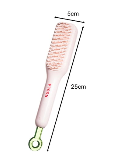 Homyl Kalın Uzun Düz Için Kendi Kendini Temizleyen Saç Pembe Kadınlar İçin Saç Fırçaları