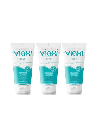 Viaxi Glide Su Bazlı Kayganlaştırıcı Jel 200 ML x 3 Adet