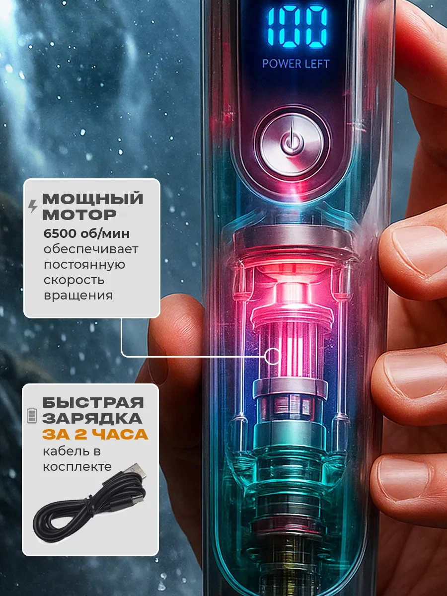 Xiaomi Erkekler İçin Sakal, Burun, Vücut Ve Kulak Tıraş Makinesi, Başlıklarla Birlikte 386220201 100 Dk