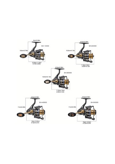 Motion003 Gx3000 Model 3000 7000 Metal Spinner Balıkçılık Makarası Alüminyum Alaşım Tam Metal Katlanabilir Rocker Kol Sol Sağ Değiştirilebilir