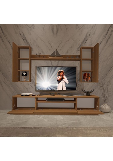 Decoraktiv Trendstyle 5d Mdf Tv Ünitesi Tv Sehpası Ceviz