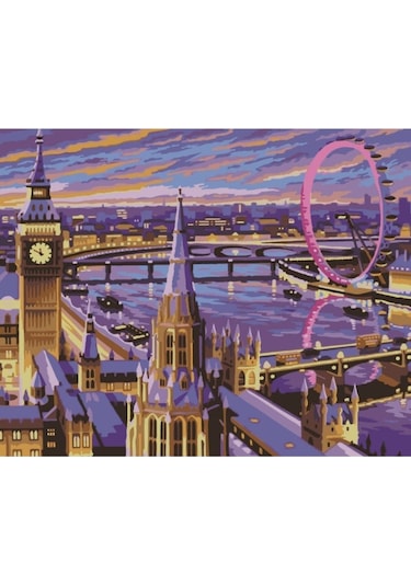 Sayılarla Boyama Seti - Londra Gecesi