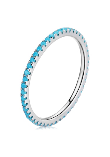 Sones Gümüş Moda Sihirbazı Elmas Kadın Yüzüğü, Boyut: 8 Gümüş Çok Renkli