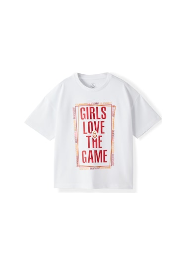 Gsstore Galatasaray Çocuk T-shirt C252144 Beyaz