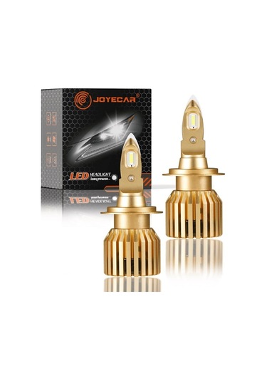 Joyecar 12v H7 Csp Led Xenon Far Ampul Seti 80w 6500k 22000 Lümen Canbus