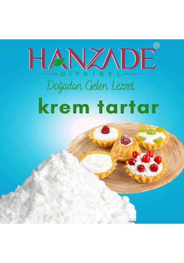 Hanzade Bitkisel Krem Tartar Potasyum Bitartarat 500 G