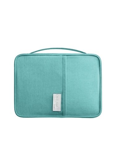 Yifomall Siyah Küçük Seyahat Pasaport Çantası - Oxford Kumaş Su Geçirmez, Çok Fonksiyonlu Kimlik Kartı Ve Para Saklama Çantası