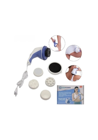 Büro Ev Ofis Kişisel Masaj Bakımı İçin 5 Başlıklı Selülit Aleti Gri