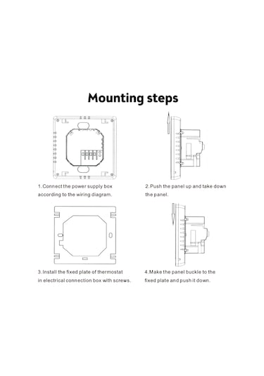 Kangvka Beyaz 16a Akıllı Sıcaklık Kontrolörü, 5+2 Haftalık Programlama, Led Ekranlı, Elektrikli Isıtma İçin Termostat Anahtarı