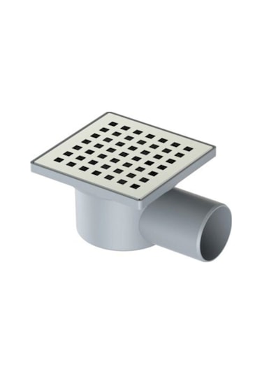 Krom Yer Süzgeci 10x10-50 Yandan