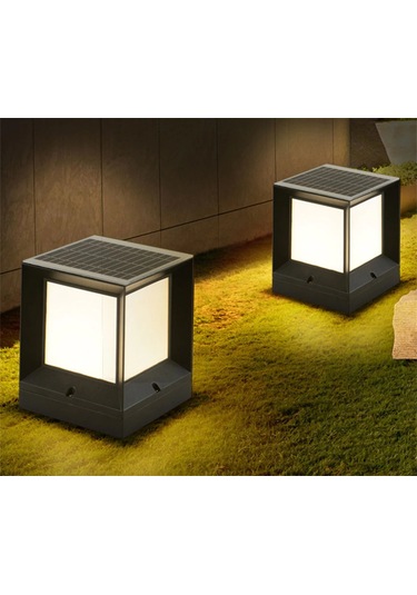 Helios 60w Solar Set Üstü Kumandalı Beyaz Işık Güneş Enerjili Bahçe Aydınlatması 60w Hs-4009