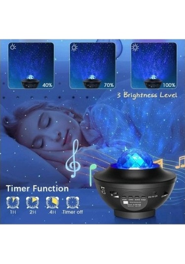 Dodes Galaxy Cover Multifonksiyon Projektör Çok Renk