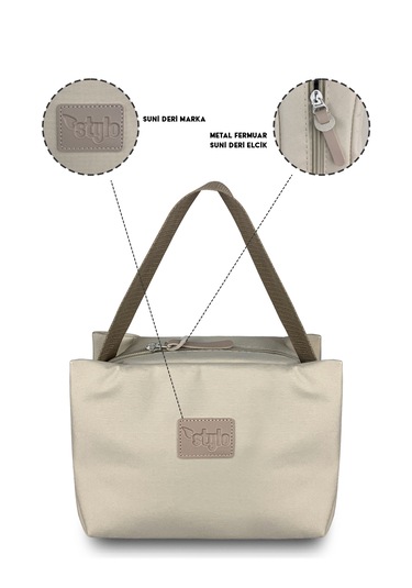 X Pro Termos Biberonluk El Çantası Beıge Bej