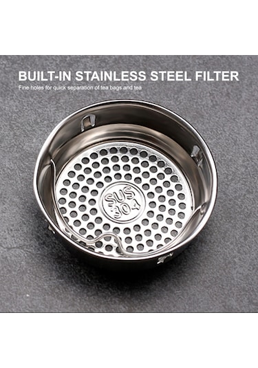 Ruicoo "24 Saat Sıcak/soğuk Tutan Akıllı Led Ekranlı Paslanmaz Çelik Termos 480ml "