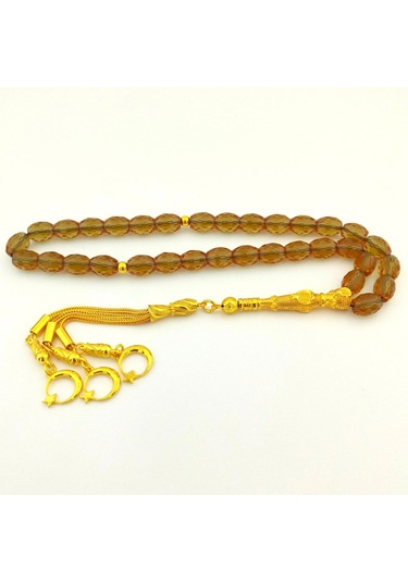 Altın Yaldız Gümüş Püsküllü Zultanit Tesbih Model 2