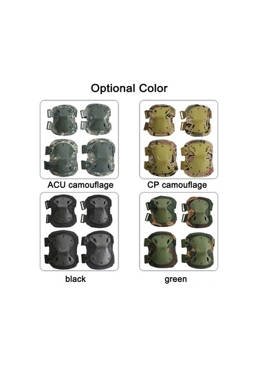 Wezone Ayarlanabilir Diz Ve Dirsek Koruyucu Seti - Spor, Koşu, Basketbol İçin Konforlu Korum Çok Renkli