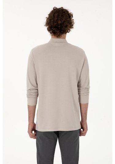 U.s. Polo Assn. Erkek Taş Sweatshirt 50315941-vr049 Tas