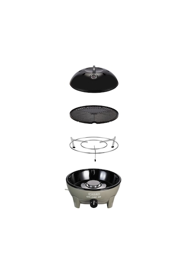 Cadac Citi Chef 40 Gazlı Barbekü - Taşınabilir Kamp Ve Piknik Mangalı, 40 Cm Yeşil