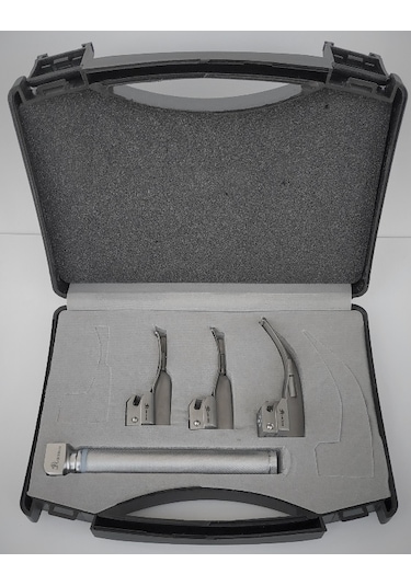 Archer Pediatrik Laringaskop Laringoskop Set No:00-0-1 Eğri Blade