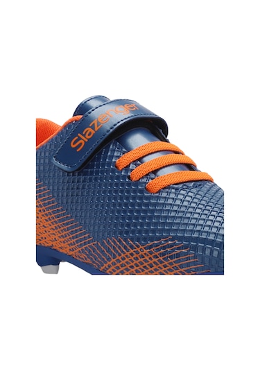 Slazenger CULTURAL Çocuk Halı Saha Saks Mavi Futbol Ayakkabısı