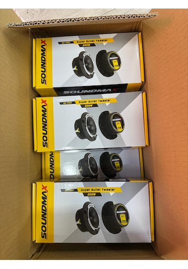 Sx-ta37 Çifti 400wat-200w Rms 10 Cm Dome Tweeter Tiz Yeni Model